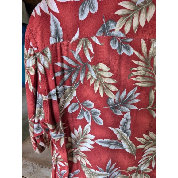 Campia Moda Hawaiian Button Down Shirt Men Large Short Sleeve 100% Rayon Coastal - Picture 9 of 16